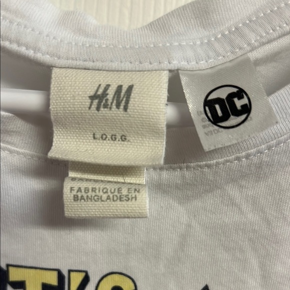 H&M White Graphic T-Shirt with Superheroes - Picture 2 of 5